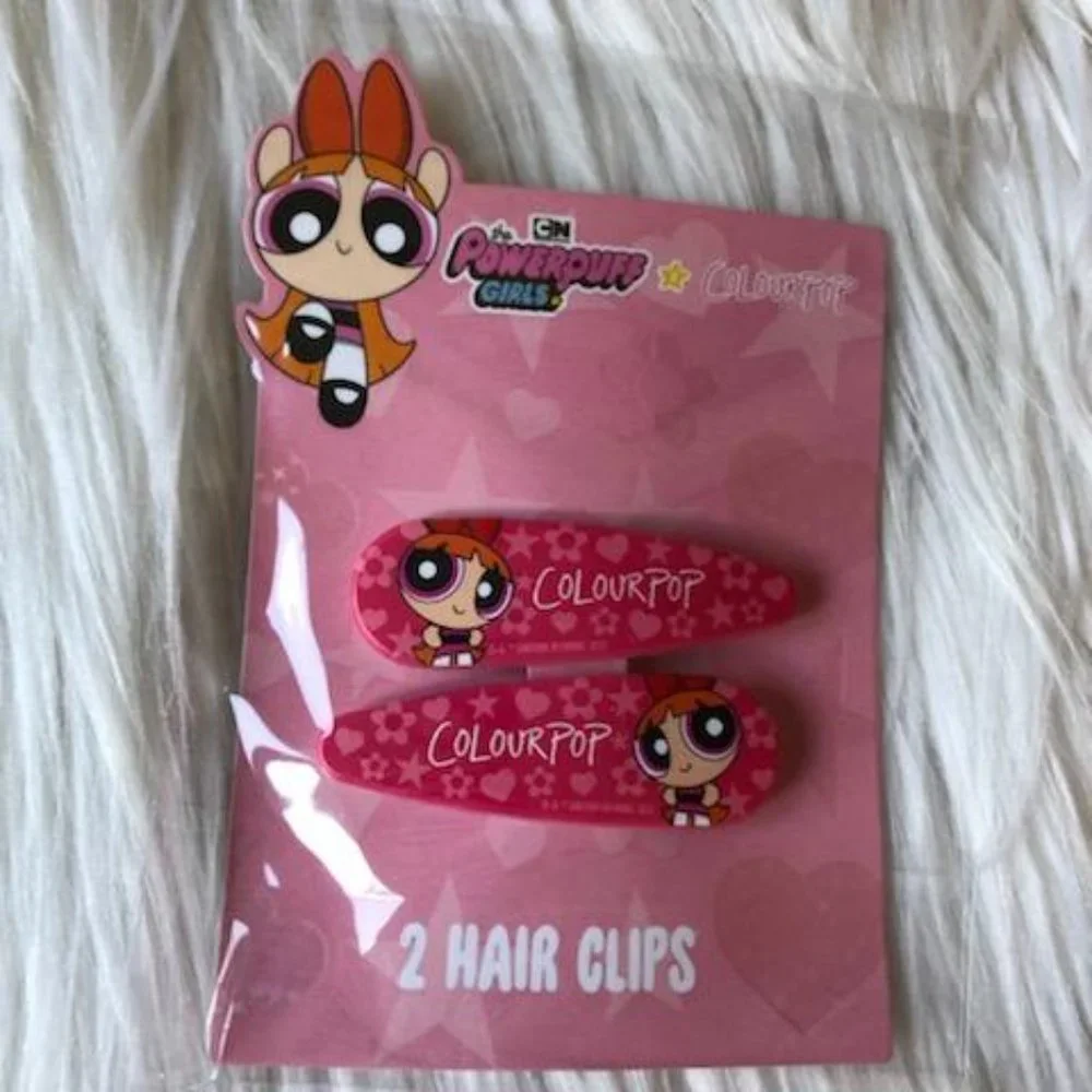 Powerpuff Girls x Colourpop Blossom Hair Clips & Color Stick Set